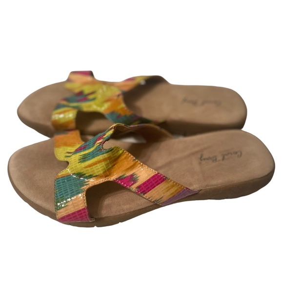 Coral.Bay Petrine Multicolored Sandals Size 8.5M - Picture 5 of 7